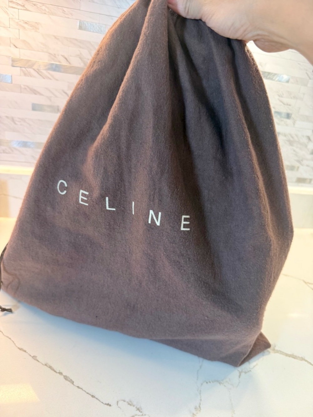 Celine Mini Belt Bag – Taupe Grey Grained Calfskin - Picture 16 of 16